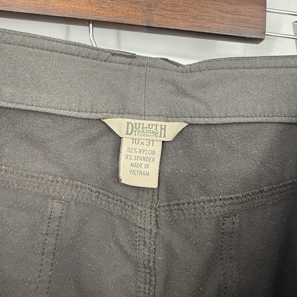 Duluth Trading Co Womens Flexpedition Fleece Lined Pants Size 10x31 Gray Hiking - Picture 5 of 6